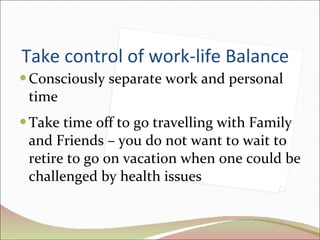 Work Life Balance | PPT