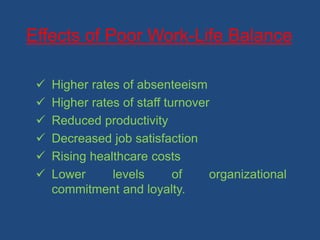 Work life balance | PPTX