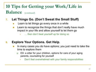 Work Life Balance | PPT