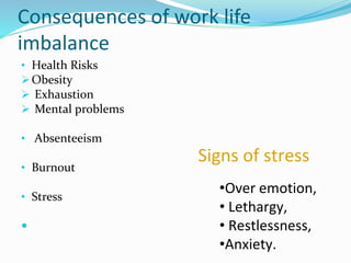 Work life balance | PPTX