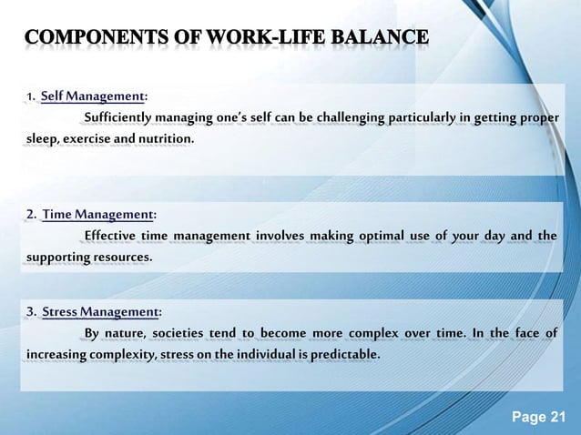 Work Life Balance | PPTX