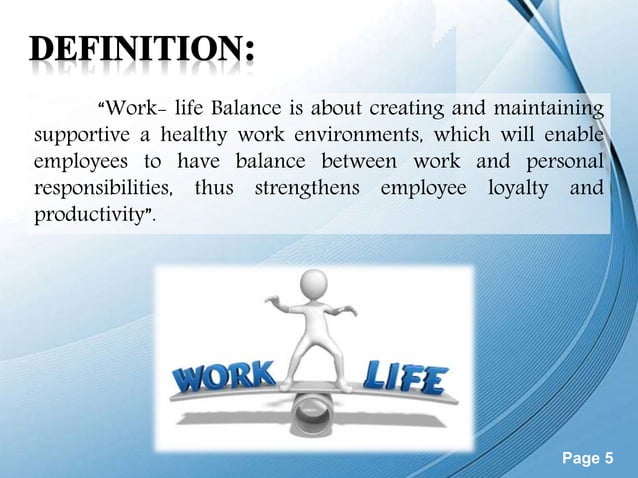 Work Life Balance | PPTX