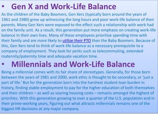 Work life balance | PPTX | Human Resources | Business