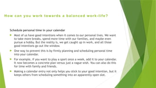 Maintaining a Work life balance - Zola Chonco.pptx
