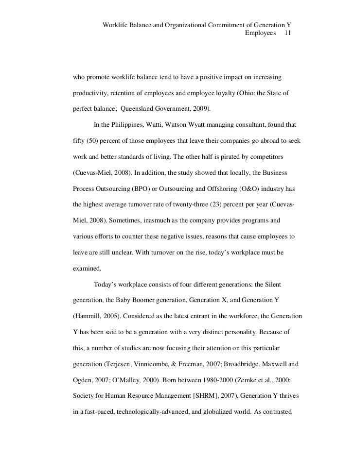 Essays On Career Worklife Balance And Organizational Commitment Of Generation Y Employ Companies Worklife Balance And Organizational Commitment Adoption Essay Topics also Persuasive Essay Writing Generation Y Essay Marriage And Millennials Why Do Generation Y Aung San Suu Kyi Short Essay