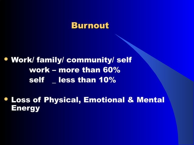 Work life balance in medical practice | PPT | Mental Health | Diseases ...