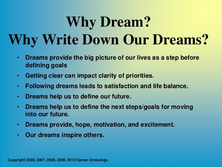 Dreams and nightmares big parts of our lives essay 07 image
