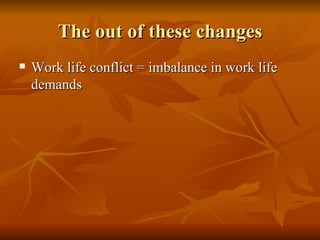 Work Life Conflict New | PPT
