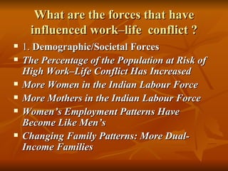 Work Life Conflict New | PPT