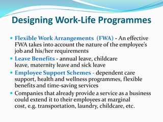 Work life integration | PPTX