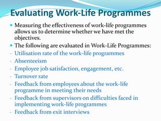 Work life integration | PPTX