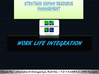 Work life integretion | PDF