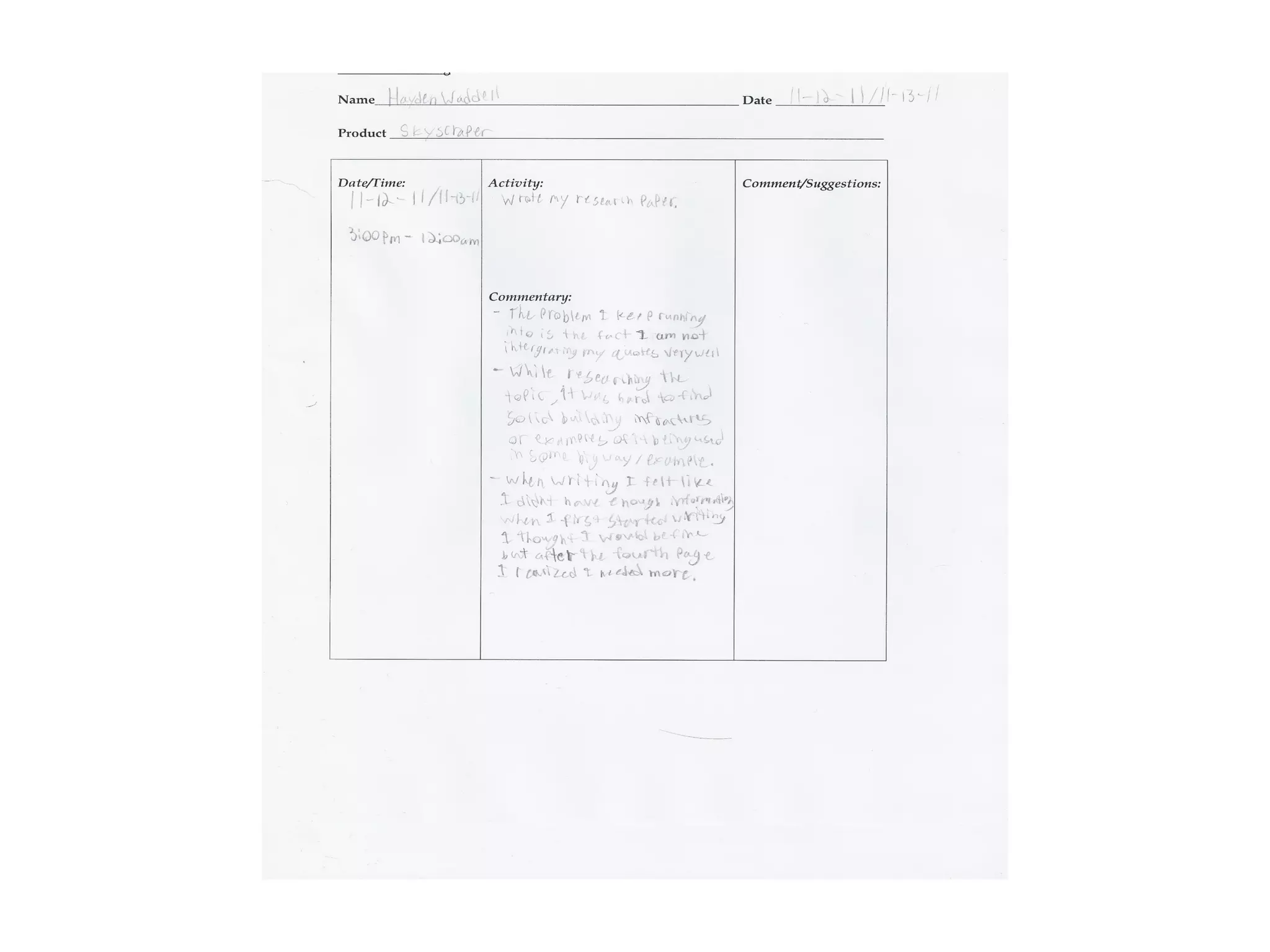 WorkLogs | PDF