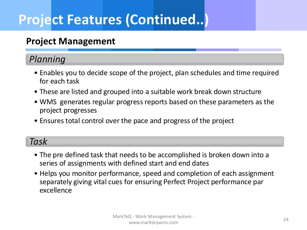Work management system