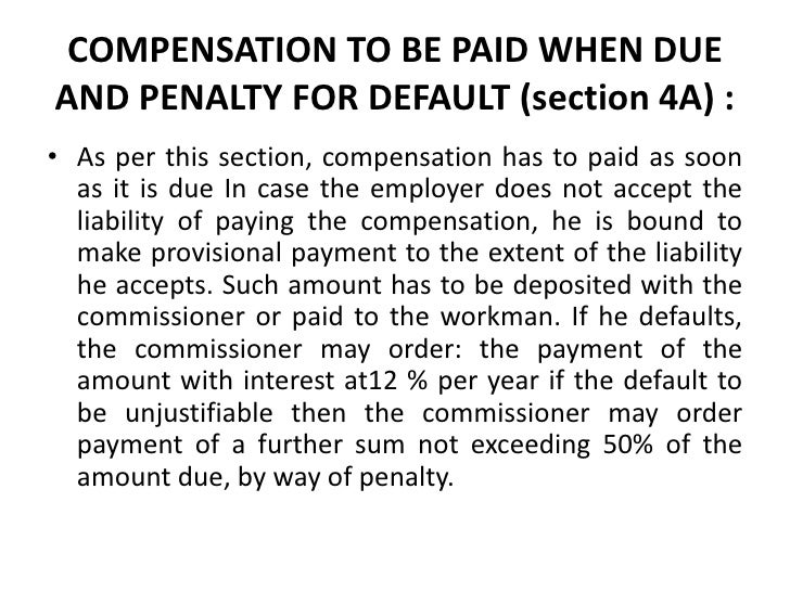 Workman compensation act