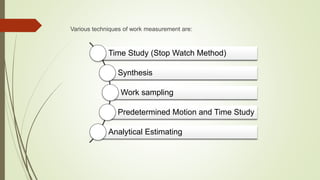 Work motion study | PPTX