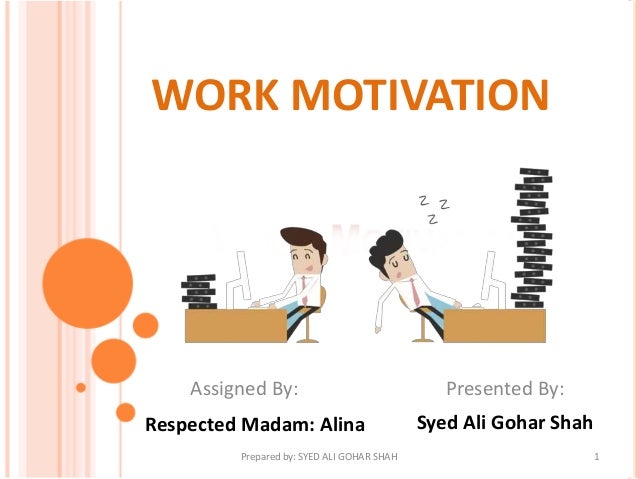 presentation about motivation at work