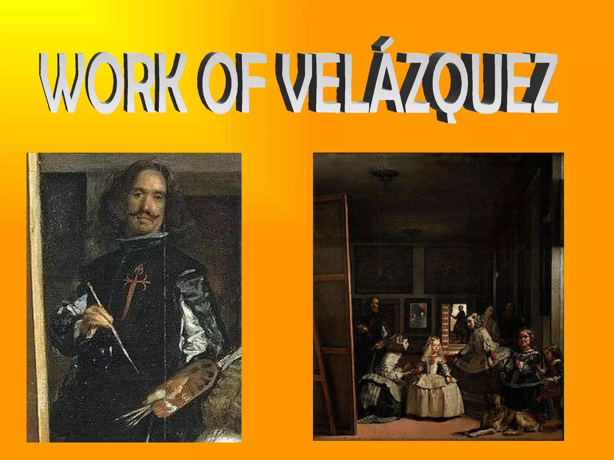WORK OF VELÁZQUEZ