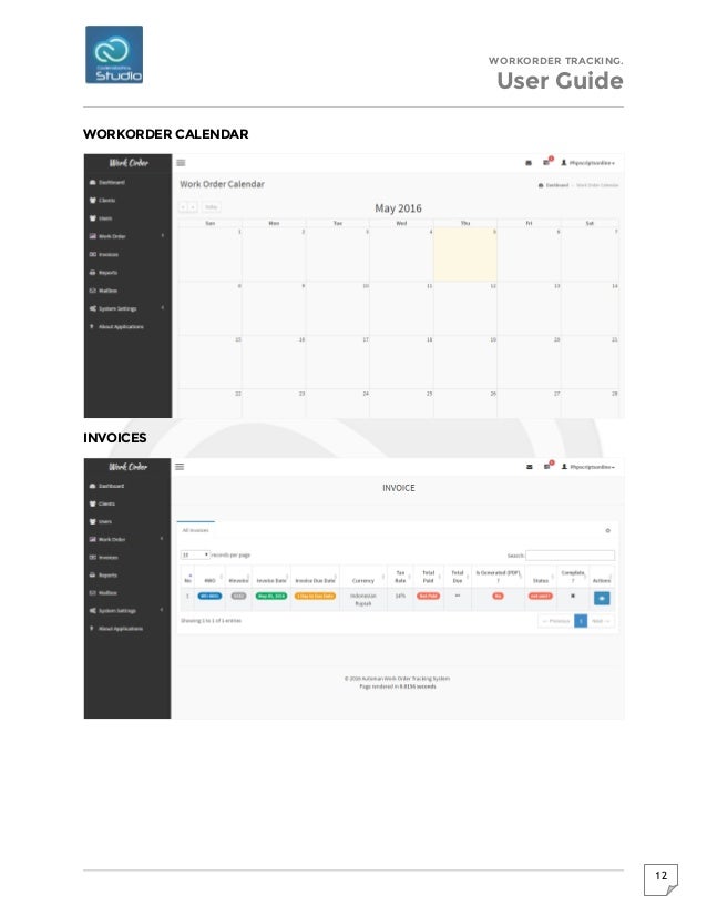 Work Order Tracking & Management System