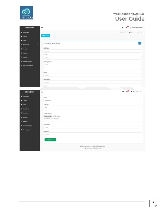 Work Order Tracking & Management System