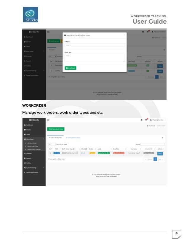 work order tracking management system