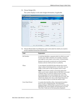 Work Order Charges Work order management guide | PDF
