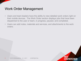 Work Order Presentation.pdf Work Order Management | PPTX