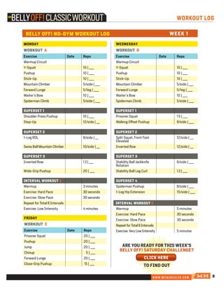 Great Fitness Routine shared by Alpha Elite | PDF