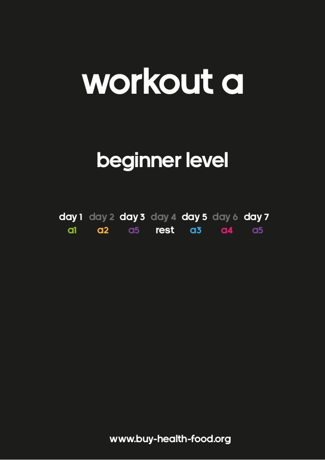 Workout Plan Fitness And Weight Loss Beginner Level