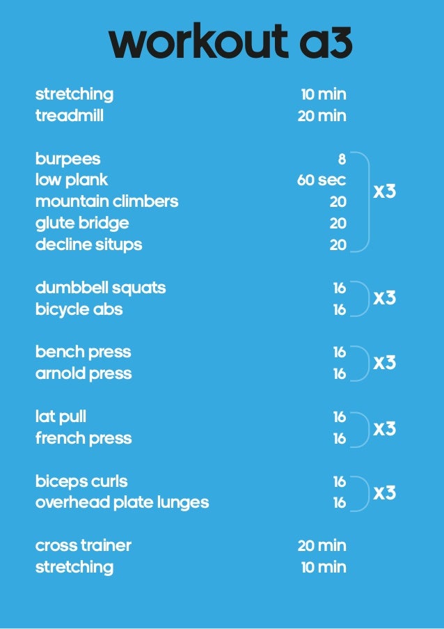 weight loss exercise plan