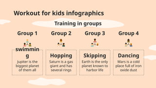 Engaging Workout Infographics and Plans for Kids' Fitness | PPTX