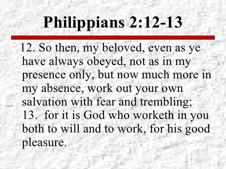 Work Out Your Own Salvation