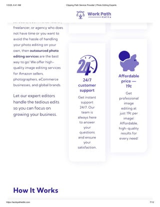 Work Path Edits | Pro Clipping Path Service Provider