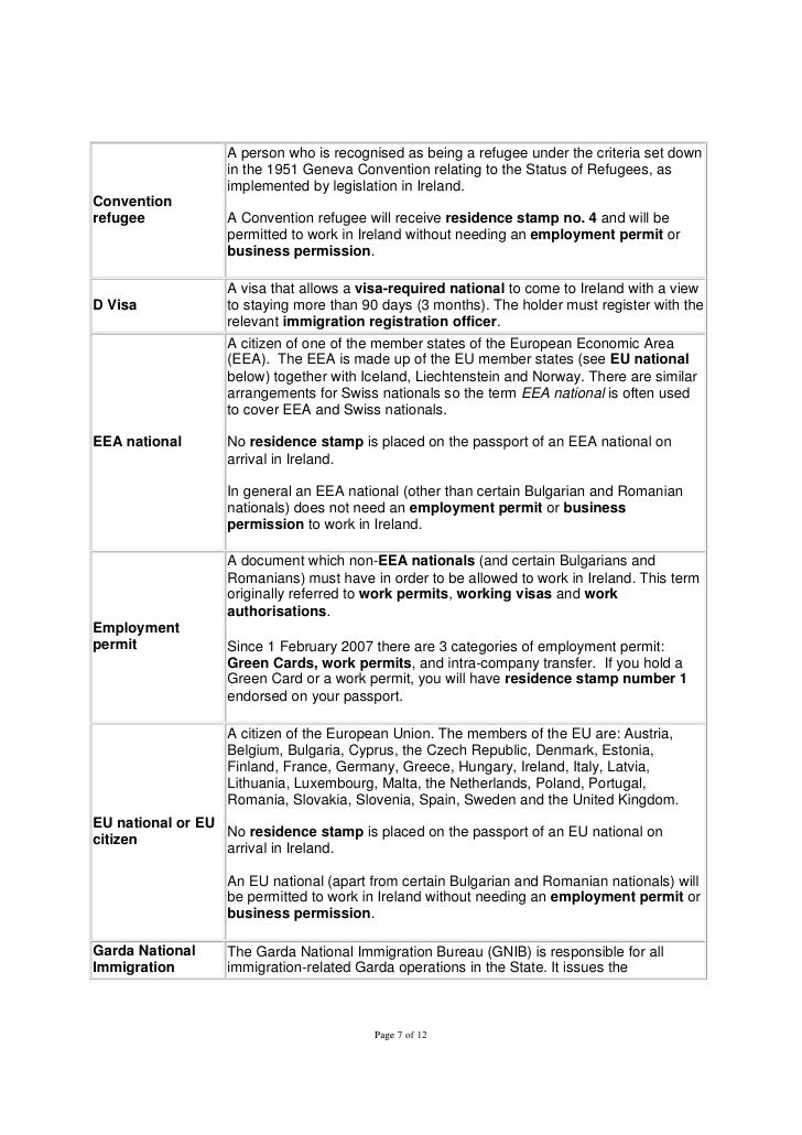 Work Permits In Ireland