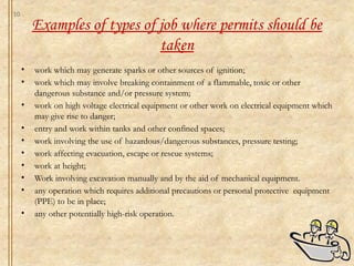 Work Permit Classification Safety Comprehensive Work Permit System and Safety Procedures for Hazardous ...