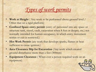 Work Permit Classification Safety Comprehensive Work Permit System and Safety Procedures for Hazardous ...
