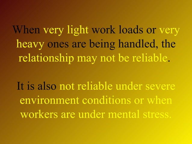 Work physiology | PPT