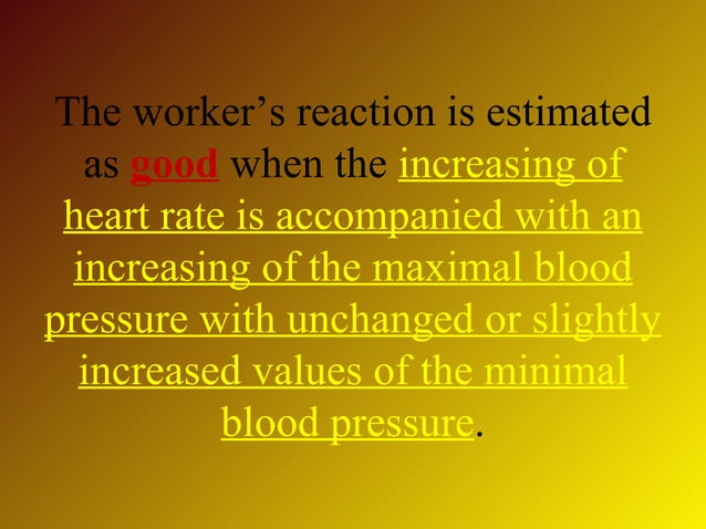 Work physiology | PPT