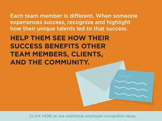 2 
Write a 
THOUGHTFUL 
note to a team member. 
 