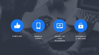 S E P AR AT E
& S E C U R E
F AM I L I A R M O B I L E
F I R S T
H E AR T O F
T H E
B U S I N E S S
 