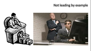 Not	
  leading	
  by	
  example	
  
 