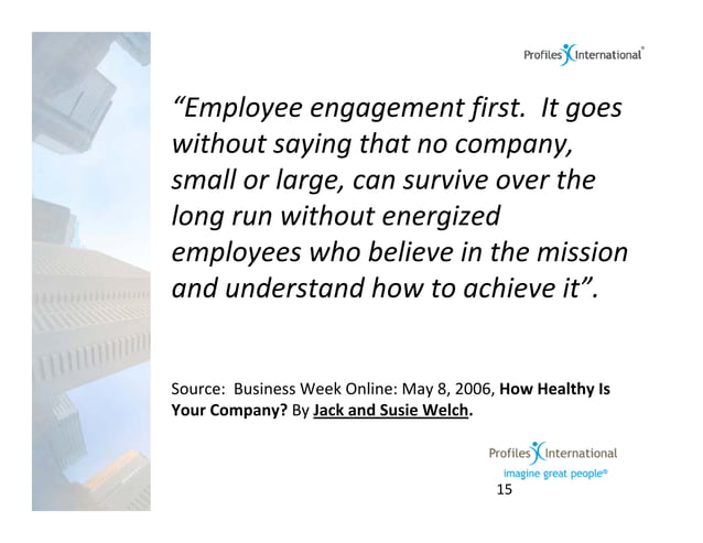 Workplace Engagement Survey - Presentation | PDF