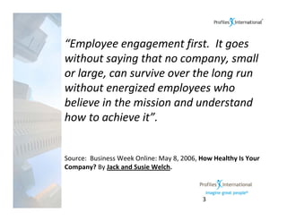 Workplace Engagement Survey - Presentation | PDF