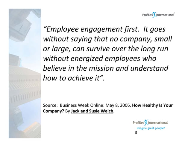 Workplace Engagement Survey - Presentation | PDF