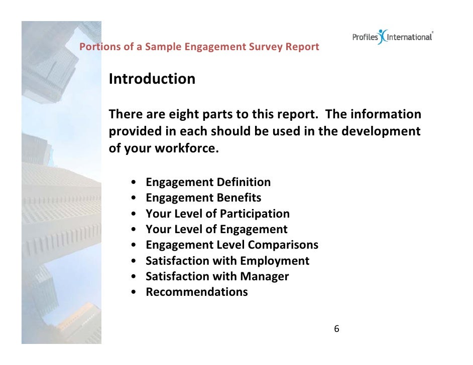 workplace engagement survey presentation