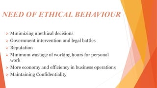 Workplace ethics | PPTX