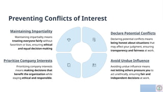Avoiding Influence Workplace ethics, should used by everyone in workplace | PPTX