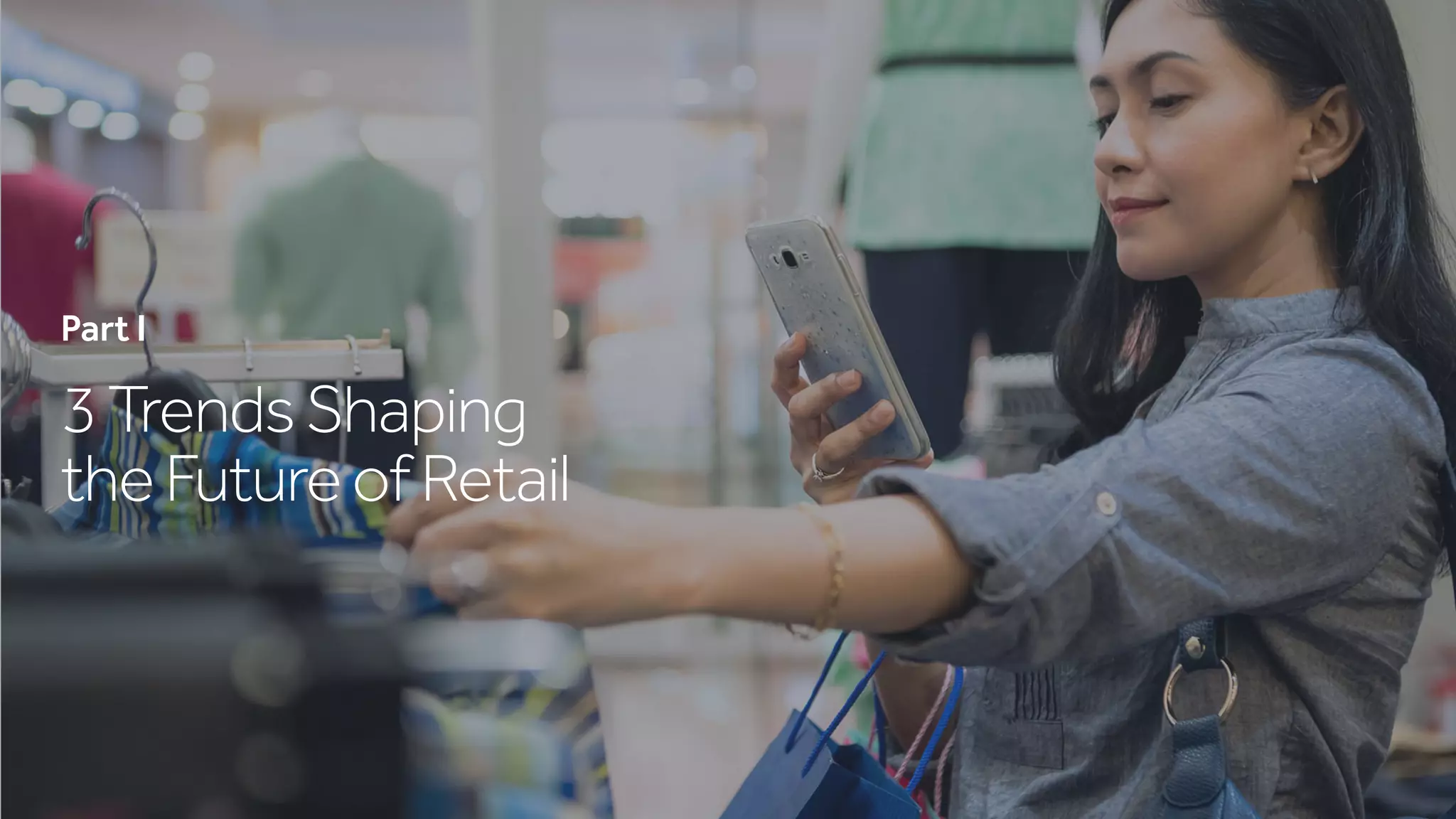 3TrendsShaping
theFutureofRetail
Part I
 