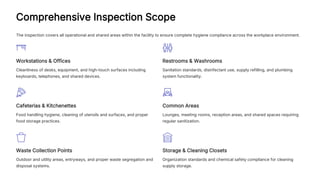 Workplace Hygiene Inspection with eAuditor Audits and inspections | PDF