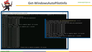 www.wpninjas.eu
Sensitivity: INTERNAL
Get-WindowsAutoPilotInfo
 
